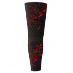 cool wrestling kneepad leg sleeve blood splatter
